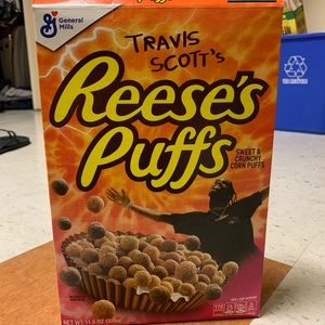 Authentic Travis Scott cereal box